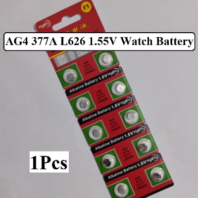 Picture of 377A L626 1.55V Battery L626 Watch Battery 377A Battery Button Cell L626 Battery 1.55V L626 Coin Cell Battery For Watch