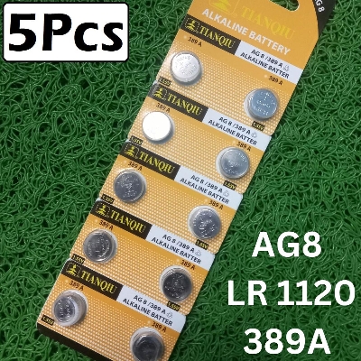 Picture of 5Pcs- AG8 389A LR1120H Button Battery LR1120H Button Cell Battery LR1120H Battery 1.5V 389A C-oin Cell Battery AG8 Battery 1.5V Battery For Watch Calculator Clock