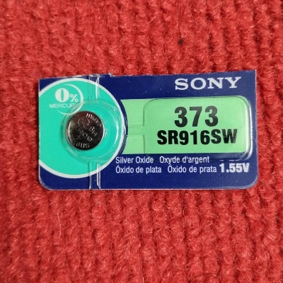 Picture of 373 SR916SW 1.55V Battery SR916 Watch Battery 373 Battery Button Cell SR916SW Battery 1.55V SR916 Coin Cell Battery For Watch