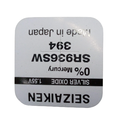 Picture of 394 SR936SW 1.55V Battery SR936 Watch Battery 394 Battery Button Cell SR936SW Battery 1.55V SR936 Coin Cell Battery For Watch