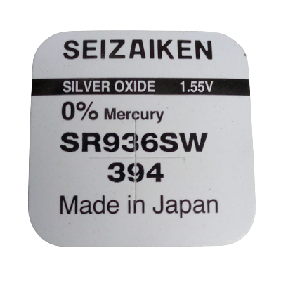 Picture of 394 SR936SW 1.55V Battery SR936 Watch Battery 394 Battery Button Cell SR936SW Battery 1.55V SR936 Coin Cell Battery For Watch