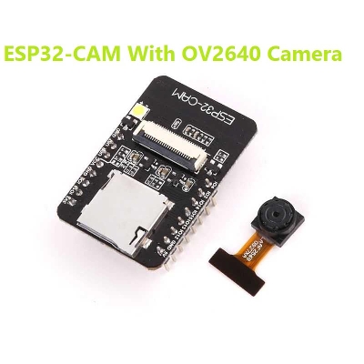 Picture of ESP32-CAM ESP32 Camera Module With OV2640 Camera ESP32 CAM WIFI Development Board With OV2640 Camera Ribbon Cables & Connectors 