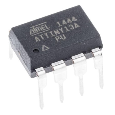 Picture of ATTINY13A IC ATTINY13A-PU ATTINY13 Microcontroller DIP-8 8 Pin Leads AVR Microcontroller IC