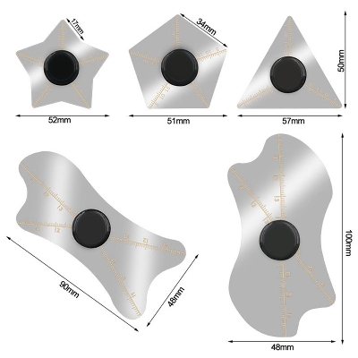 Picture of 0.1mm THIN SHEET 5 in 1 Ultra Thin Stainless Steel Opener Tool 5Pcs Set 0.1mm Ultra-Thin Flexible Stainless Steel Crowbar For Opening Repair Tools