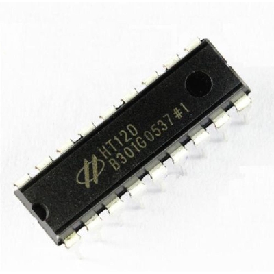 Picture of HT12D IC HT12D Decoder Remote Control IC Chip For RF Remote Control Systems HT12D DIP-18 18 Pin Leads Dual In Line Package Chip
