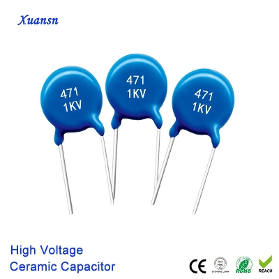 Picture of 10Pcs- 471 MOV 471 1KV Metal Oxide Varistor 0.47nF 470pF 1KV ZOV 2 Pin Leads Terminals Connections Leg
