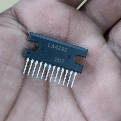 Picture of A CLASS LA4282 IC LA4282 Audio Power Amplifier Voltage Regulator IC 10W 45V ZIP 12 Pin Leads Dual 2 Channels Stereo Audio Board Amplifier IC