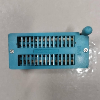 Picture of WIDE 28 Pin Wide IC Universal ZIF Socket 28Pin Leads DIP 28 Pins 2.54mm Pitch IC Chip ZIF Sockets Adaptor For Electric Fittings Universal IC Test And Program