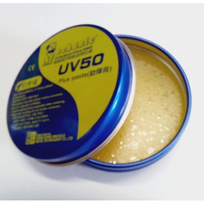 Picture of MCN UV50 Halogen Free No Clean Solder Paste Flux Soldering Tin IC Parts Soldering Iron Welding Fluxes For PCB BGA PGA SMD Electric Soldering Iron Cream Fluxes