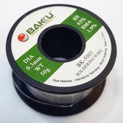 Picture of 0.3mm BK-5003 Soldering Wire Lead BK-5003 0.3mm 20-30gm Soldering Lead Tin Wire Reel Soldering Iron Rang Cables Soldering Wire Reel Soldering Rang For Tatal