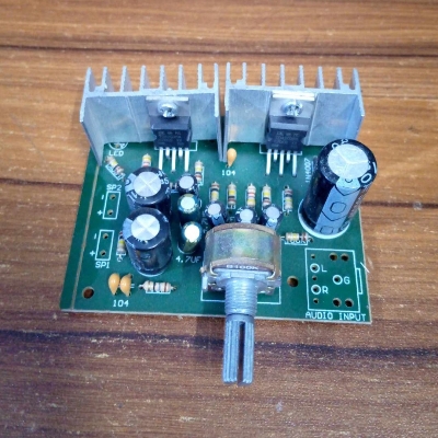 Picture of SINGLE Volume Dual IC BANGLADESHI TDA2030A Amplifiers Circuit Board 15W 15W Speakers TDA2030 Amplifiers Circuit Power DC 12 TDA2030 Subwoofer Amplifier Board 1CH Audio Circuit