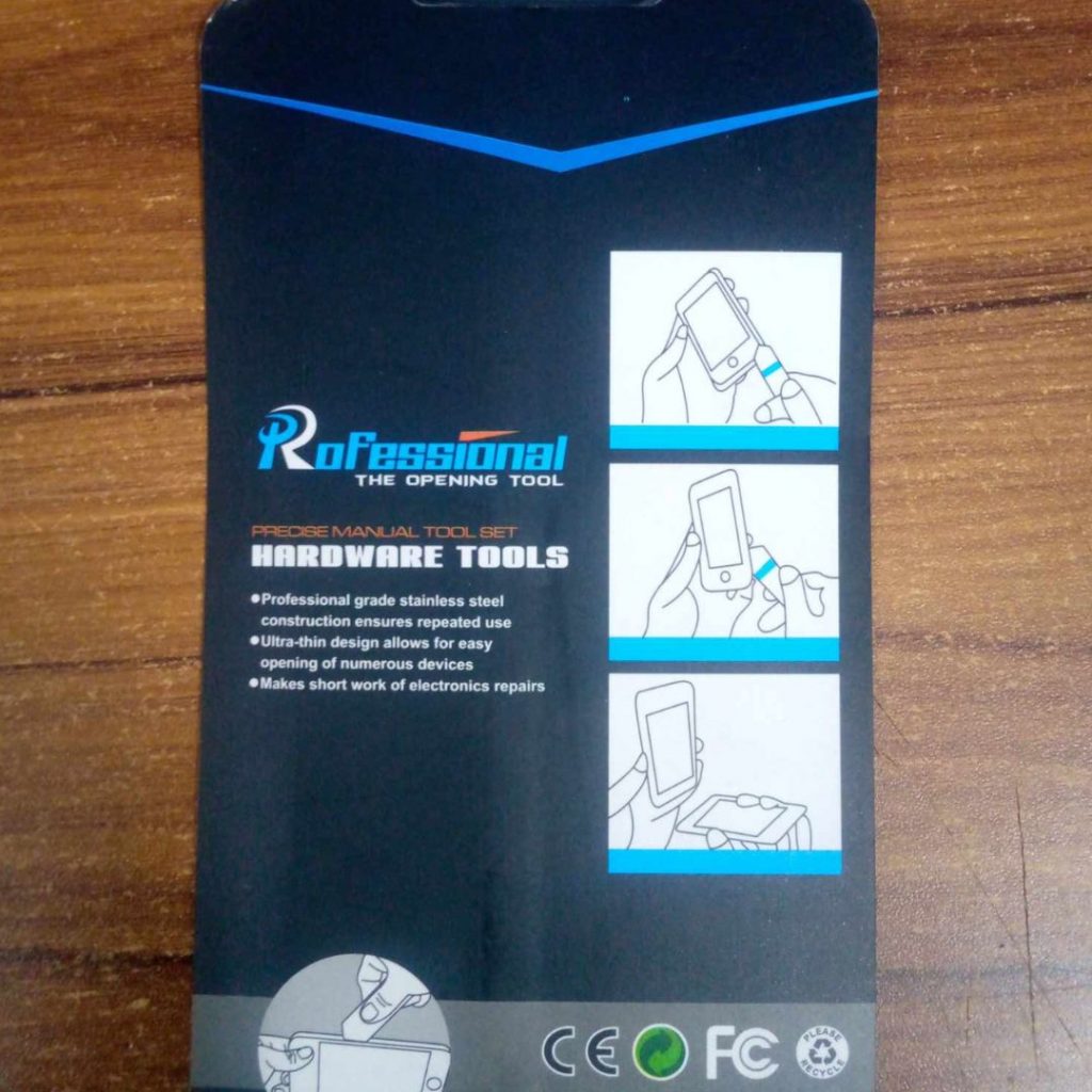 Picture of TE-03 Stainless Steel Crowbar Mobile Opening Tools Repair Kits Unlimited Innovation TE-03 Crowbar Disassembly Mobile Opener