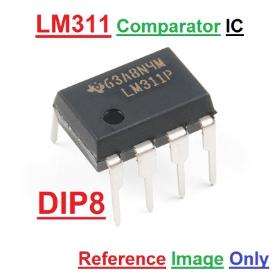 Picture of A CLASS LM311 IC LM311 OPAMP Operational Amplifier Op-Amp IC OPAMP DIP-8 8 Pin Leads Chip LM311 Amplifier