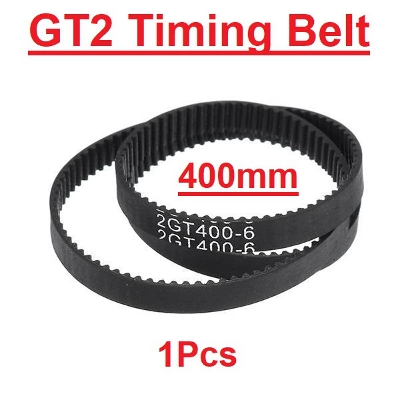 Picture of 400mm GT2 Timing Belt 400mm Width 6mm Endless Closed Loop Rubber Belt 200 Teeth For 3D Printer CNC Machine Parts 400-2GT-6