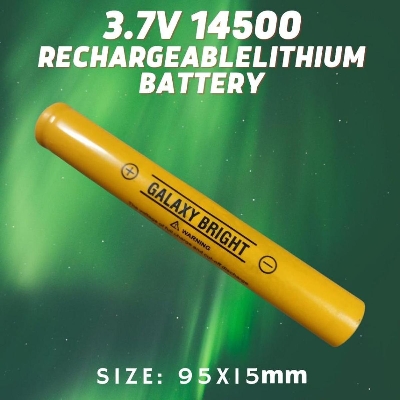Picture of GLX1200 Flash Light Battery Bright 3.7V Rechargeable 14500x2 Lithium Battery 1200mAh Battery