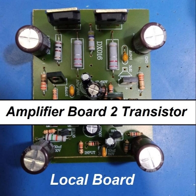 Picture of 2 IC With 2 Transistors Circuit Board 2 Amplifiers Transistor Mono Board With IC Local Board For Amplifiers DIY Projects