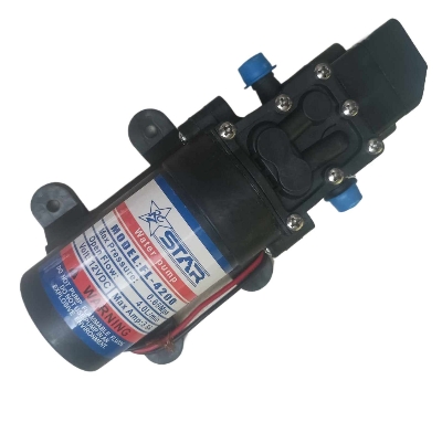 Picture of SINGLE WATER PUMP DC 12V 60W High Pressure Water Pump Single Motor Water Pump DC Water Pump Motor 12 Volt 60W For Bike Car Washing Garden Irrigation 