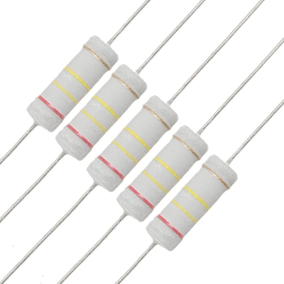 Picture of 10Pcs - 2Watt 0.56 Ohm Resistor Power Resistor 2W 0.56 Ohm Metal Film Resistor 0.56 Ohm Resistor 2 Watt Metal Oxide Film Axial Lead ±5% Tolerance Passive Components