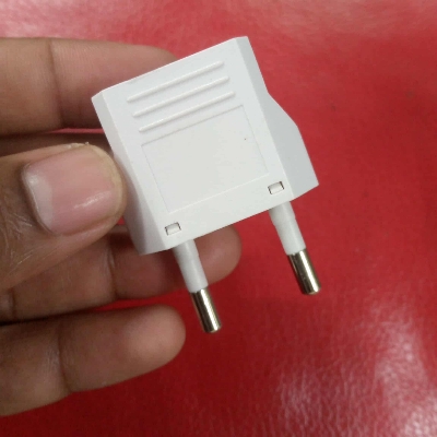 Picture of EU 2-Pin Plug To 2-Pin Socket Converter 250V 6A Multifunction Adapter