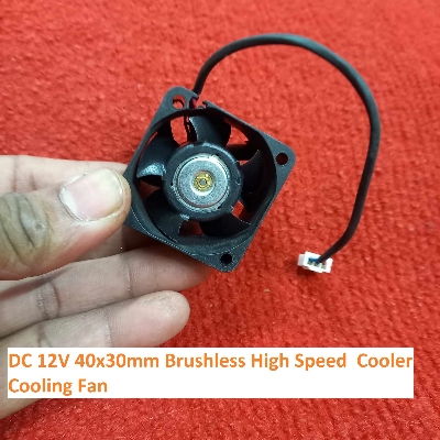 Picture of 4030 Cooling Fan DC 12V 40x30mm Heatsink Cooler Cooling Radiator Heat Dissipation Fan With Cable 12V Fans For 3D Printer CNC Machine Mini Fans