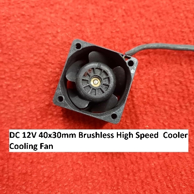 Picture of 4030 Cooling Fan DC 12V 40x30mm Heatsink Cooler Cooling Radiator Heat Dissipation Fan With Cable 12V Fans For 3D Printer CNC Machine Mini Fans