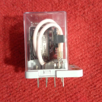 Picture of JQX-38F Power Relay DC 12V 40A 11 Pin 3 Poles Relay 12V Voltage Relay 40Amp Generator Intermediate Electromagnetic Relay 12V Relay 11 Pin Leads Switches