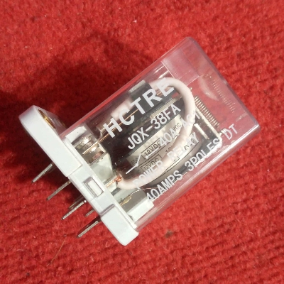 Picture of JQX-38F Power Relay DC 12V 40A 11 Pin 3 Poles Relay 12V Voltage Relay 40Amp Generator Intermediate Electromagnetic Relay 12V Relay 11 Pin Leads Switches