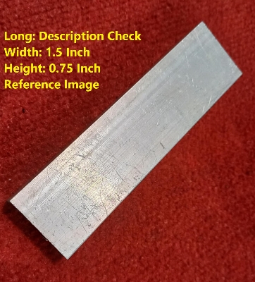 Picture of Long 8 Inch Aluminum Heatsink Width 1.5 Inch Aluminium Heatsink Cooling Radiator 8×1.5×0.75 Inch Aluminium Heat Sink Tools Sets Silver Tone Aluminum Heat Sink For Inverter Transistor IC 8 Inch Heatsink