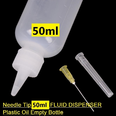 Picture of NED-LE Tip 50ml Plastic Liquid Bottle For Soldering Repair Tools Plastic Empty Liquid Circuit Cleaner Bottle