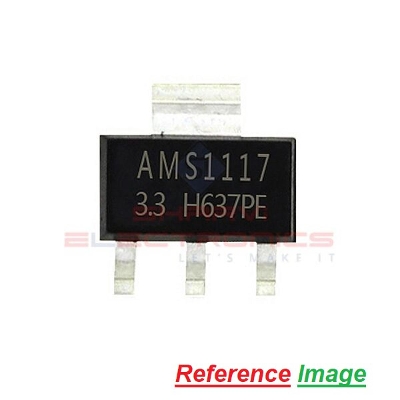 Picture of 2Pcs- 3.3V AMS1117 Voltage Regulator IC AMS1117 IC LM1117 IC 3.3V 1A SMD 4Pin Leads SOT-223 Package IC