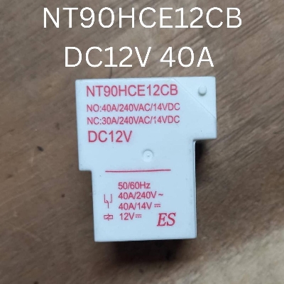 Picture of Bang Relay White 12V NT90HCE12CB DC12V 40A 250VAC 6 Pin Coil SPDT Power Relay 9012 PCB Mount Auto Universal T90 Power Relays DC 12V Relay Switches