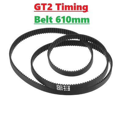 Picture of 610-2GT-6 GT2 Timing Belt 610mm Width 6mm Endless Closed Loop Rubber Belt 305 Teeth 610mm Timing Belt For 3D Printer CNC Machine Parts