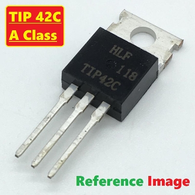 Picture of A CLASS TIP42C Transistor TIP42C IC TIP42 Transistor PNP 100V 6A 65W Power Transistor TO-220 Package 3Pin Leads