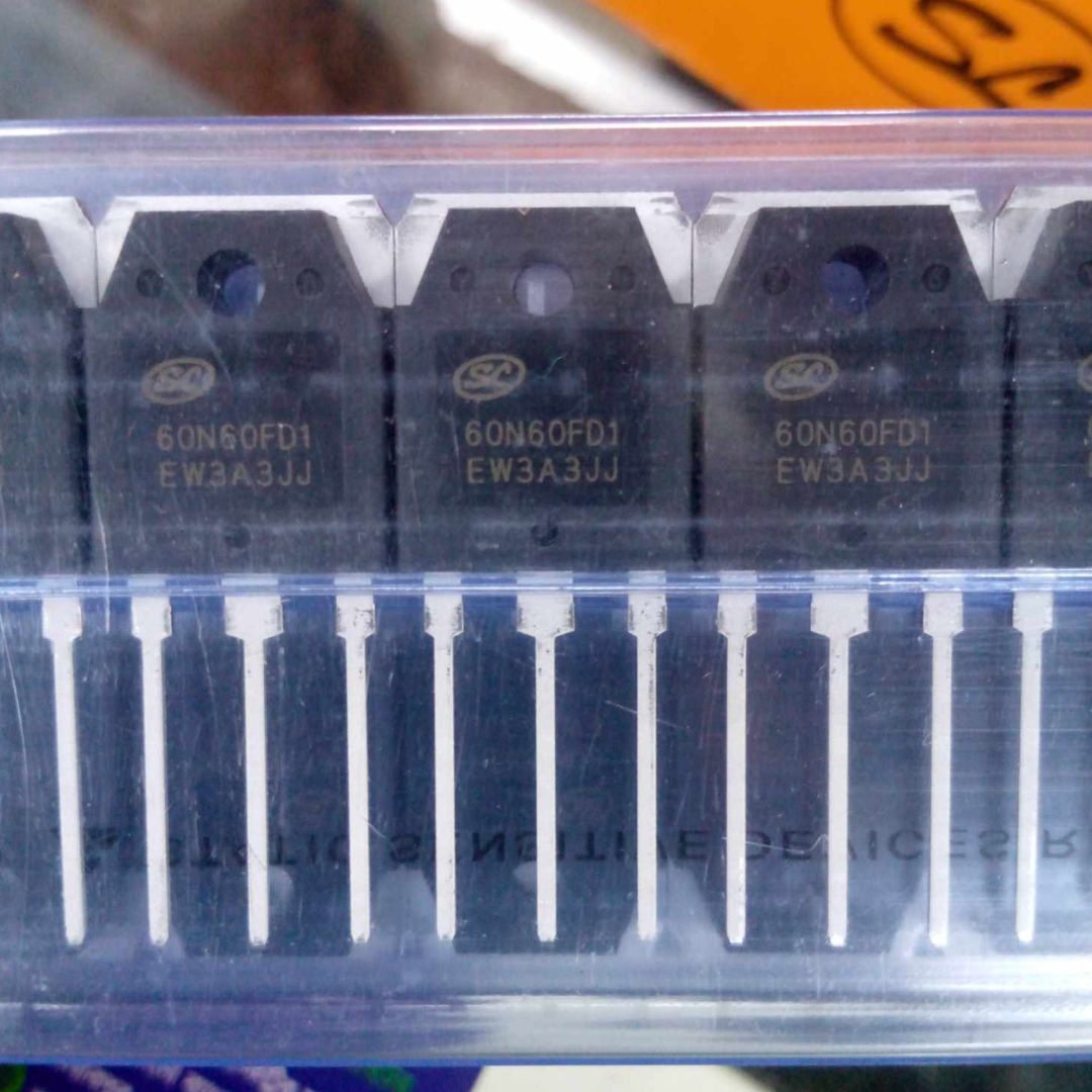 Picture of 60N60FD1 FGH60N60SFD FGH60N60 IC 60N60 IGBT 600V 8A TO-247 IGBT Switching Power N Channel Transistor Mosfet 3Pin Leads