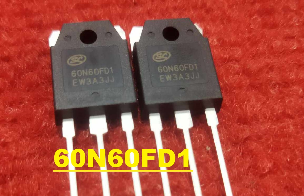 Picture of 60N60FD1 FGH60N60SFD FGH60N60 IC 60N60 IGBT 600V 8A TO-247 IGBT Switching Power N Channel Transistor Mosfet 3Pin Leads