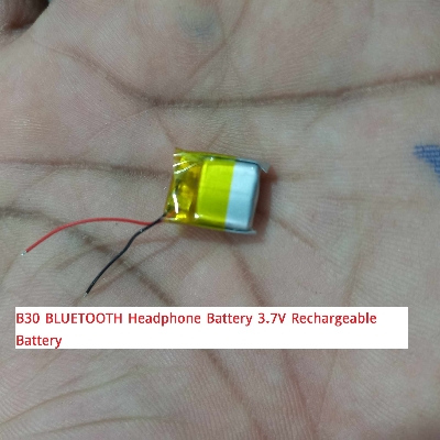 Picture of B30 BLUETOOTH Headphone Battery 3.7V Rechargeable Battery B30 Battery Size 11×9.8x4mm Lithium Polymer Rechargeable Battery 3.7V Battery For Bluetooth Earphone Lipo Battery