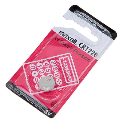 Picture of MAXELL CR1220 Battery 3V Lithium Battery Coin Cell Battery Button Cell CR1220 3V Battery CR1220 For Watch Calculator Batteries