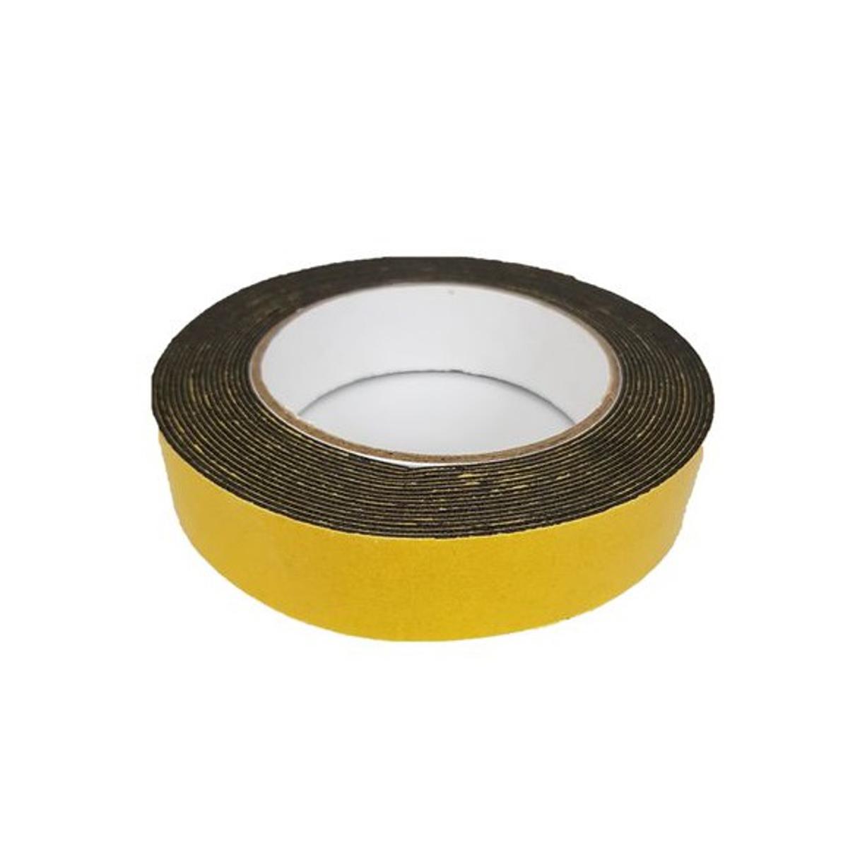 Picture of BALCK 50mm Foam Tape 2 Inch Foam Tape Double Sided Foam Tape 50mm Foam Both Side Gum Tape 2 Inch Black DOUBLE SIDED Foam Tape 2 Inch Tape Black Color Foam Tape Heavy Duty Tape