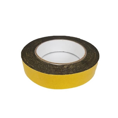 Picture of BALCK 50mm Foam Tape 2 Inch Foam Tape Double Sided Foam Tape 50mm Foam Both Side Gum Tape 2 Inch Black DOUBLE SIDED Foam Tape 2 Inch Tape Black Color Foam Tape Heavy Duty Tape
