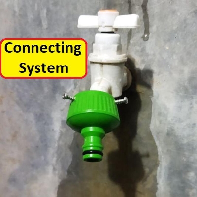 Picture of Tape Connector Universal Outside Plastic Tap Converter Pipe Joint Connector Pipe Thread Kit For Fitting Plumbing Garden Irrigation Car Washing Clean Adapters