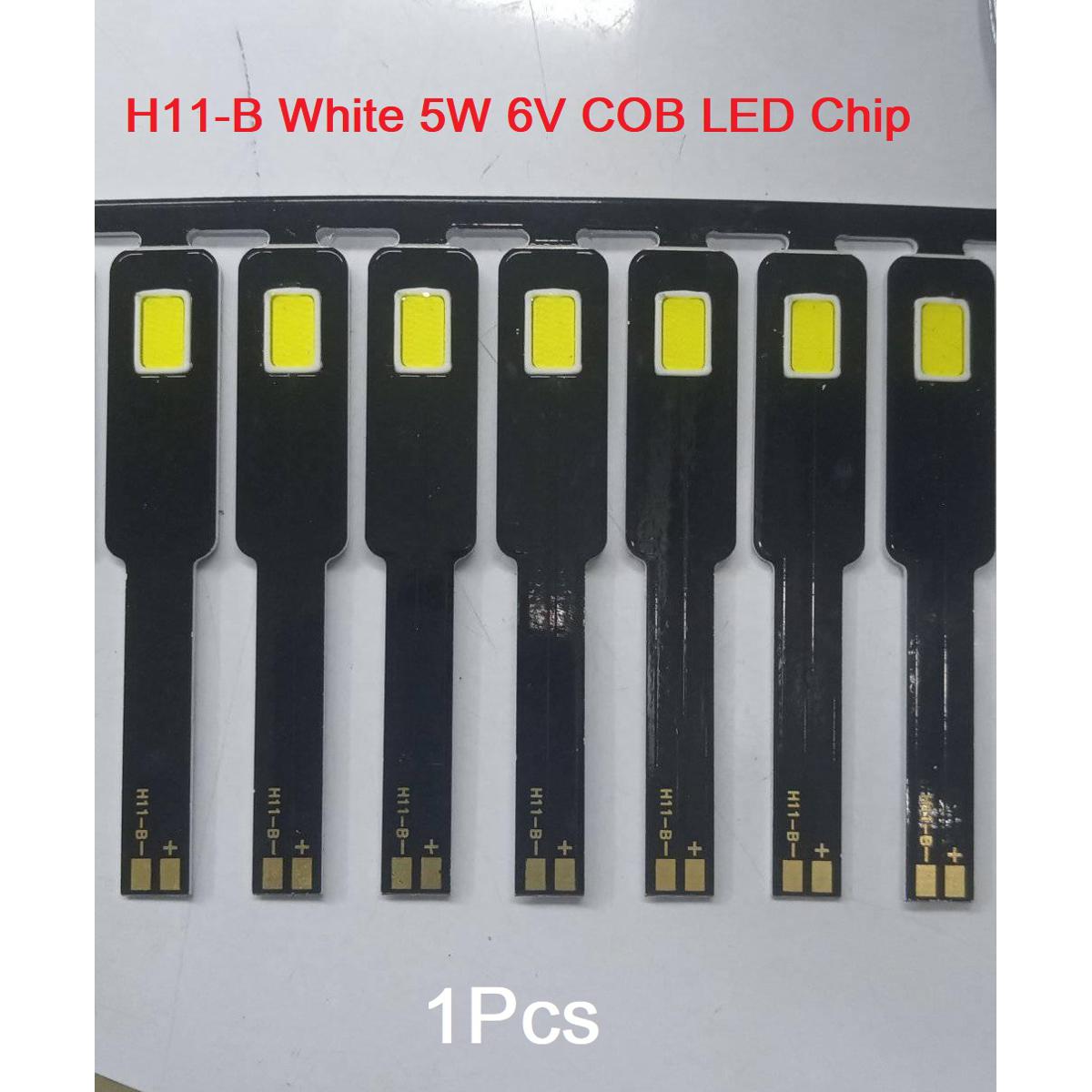 Picture of H11-B WHITE 5W 6V COB LED Light 6V Chip Module Size 60x11mm White COB LED Light For Floodlight Spotlight Headlights