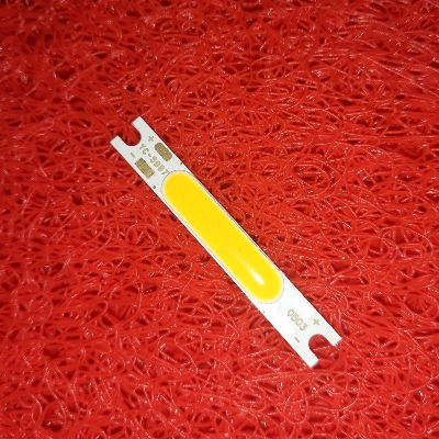 Picture of YC-5007 WARM WHITE 3W 9-11V COB LED Light 9-11V Chip Module Size 50x7mm Warm White COB LED Light 3W For Floodlight Spotlight Headlights