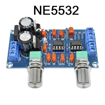 Picture of 2 VOLUME NE5532 Preamplifier Volume Control Board Low Pass Filter