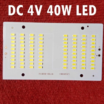 Picture of LV25581 4V 40W WHITE Color 3.7V 4V 40Watt LED Light Bulbs 130x75mm 80Pcs SMD LED White