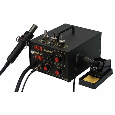 Picture of KADA 852D+ Soldering Iron 220V 110V Digital Display KADA 852D+ Soldering Station Hot Air Machine Soldering Iron 2 In 1 KADA 852D+ Tools Set