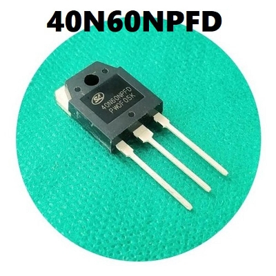 Picture of FGH40N60 IC 40N60NPFD IGBT 40N60A4D 40N60 IGBT 40A 600V TO-247 IGBT Transistor SMPS Switching Power Supply Transistor MOSFET 3 Pin Leads