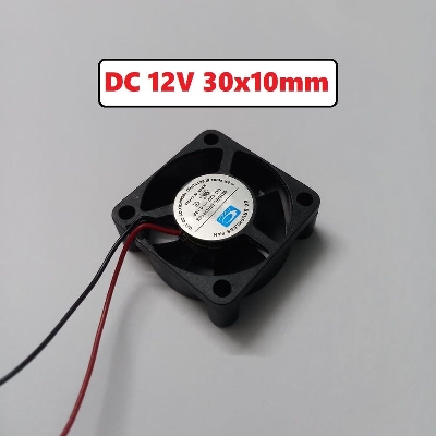 Picture of 30mm 3010 12V COOLING Fan 1.2 Inch DC 12V 30x10mm Heatsink Cooler Cooling Fan 12V 3010 Radiator 12V DC Fan Heat Dissipation Mini Fans With Cables
