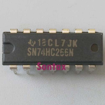 Picture of 74266 SN74HC266N 74HC266 IC 74LS266 DIP 14 Pin Leads IC
