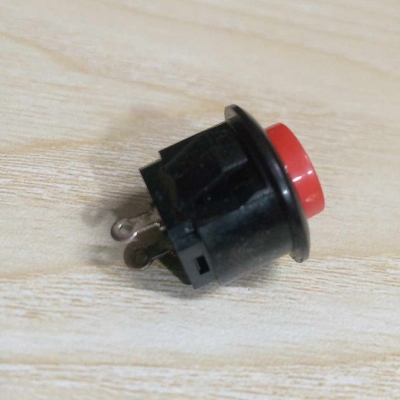 Picture of 20x15mm 250V 1A Push Button Switch DS-412-RED & BLACK SPST