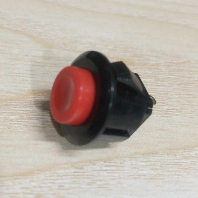 Picture of 20x15mm 250V 1A Push Button Switch DS-412-RED & BLACK SPST
